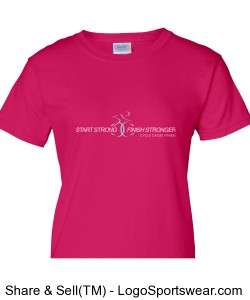 Cycle Cross Fitness Basic T-Shirt (Women's) Design Zoom